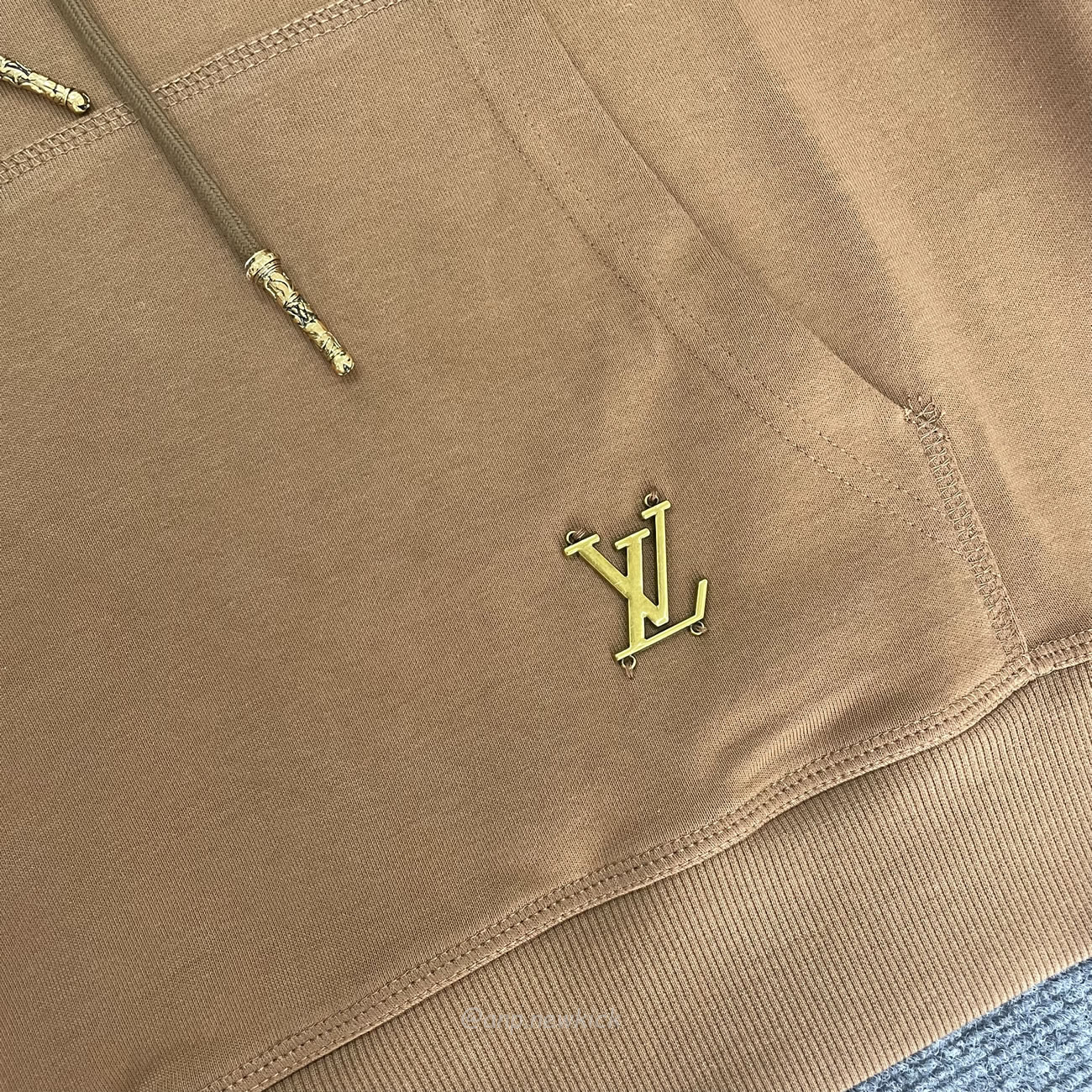 Louis Vuitton Turquoise Sunflower Drawstring Hoodie (3) - newkick.app